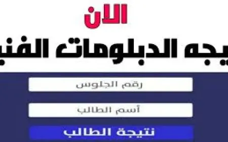 موعد نتيجة الدبلومات الفنية الدور الثاني 2024 الملاحق برقم الجلوس عبر بوابة موقع وزارة التربية والتعليم الفني