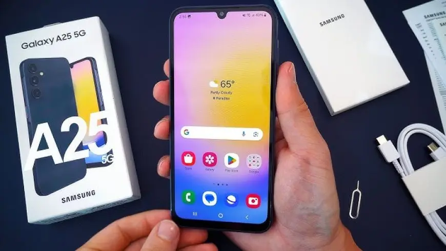 لو عايز موبايل بمواصفات الفئة العالية وسعر يعجبك.. Samsung Galaxy A25 الموبايل اللي بيجمع بين السعر والامكانيات