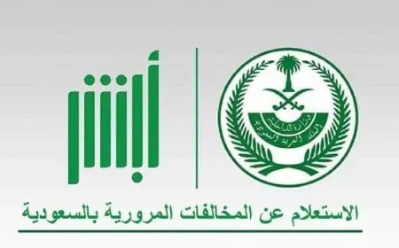 طرق معرفة المخالفات المرورية 2024