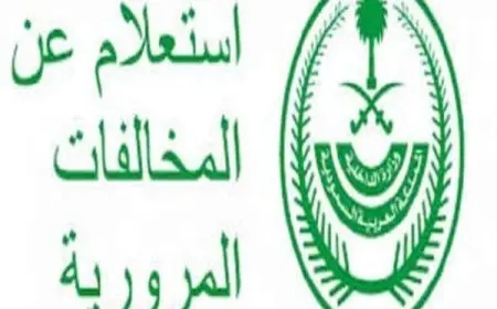 ادخل رقم لوحة سيارتك عشان تعرف إذا عليك مخالفات