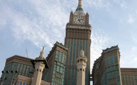 معلومات عن برج الساعة في مكة