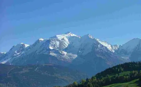 أين تقع جبال الألب