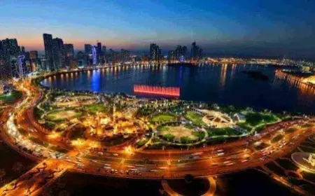 أين توجد مدينة الشارقة