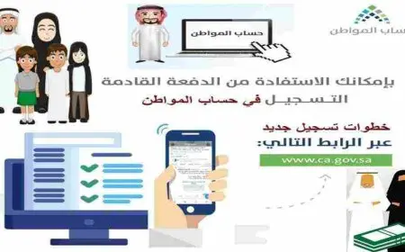 طريقة التسجيل في حساب المواطن