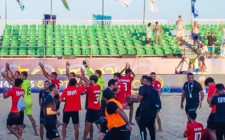 مصر تهزم غانا في كأس الأمم الأفريقية للكرة الشاطئية