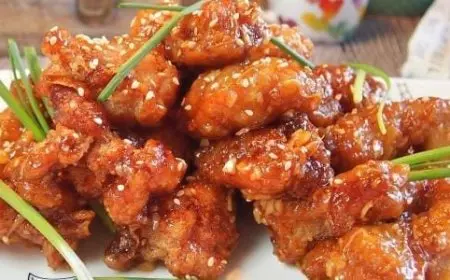 طريقة عمل دجاج بالسمسم على الطريقة الصينية