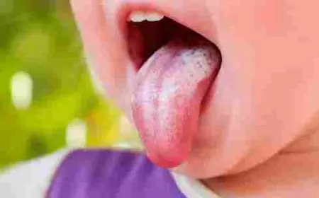 ارتفاع درجة الحرارة وظهور حبوب في الفم عند الأطفال