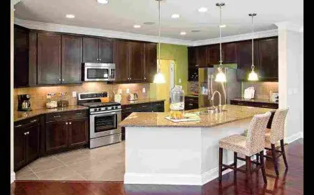 ديكورات مطابخ مفتوحة على الصالون 2024 ..بالصور