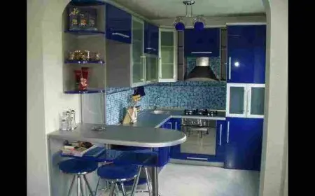 ديكورات مطابخ صغيرة مفتوحة 2024 ..بالصور