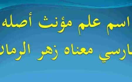 اسم علم مؤنث اصله فارسي ومعناه زهر الرمان