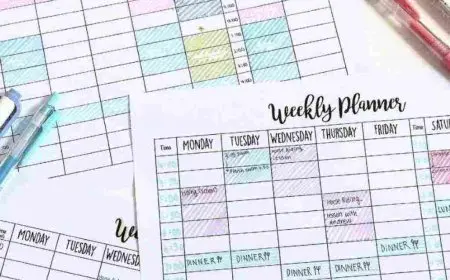 جدول للدراسة وتنظيم الوقت