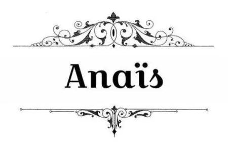 هل اسم أناييس هو زهرة في الجنة