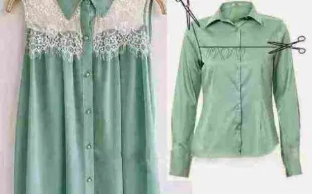 خطوات تحويل الملابس القديمة الى جديدة