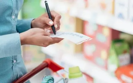 قائمة مشتريات المنزل الشهرية