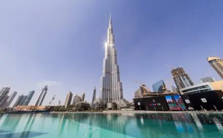 أين يقع برج خليفة