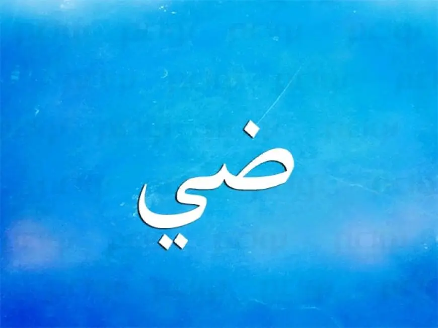 معنى اسم ضي