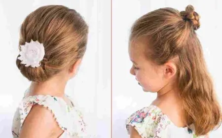 تسريحات شعر اطفال بسيطة