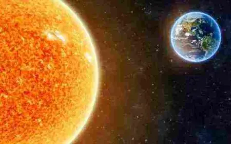 كم تبعد الشمس عن الارض