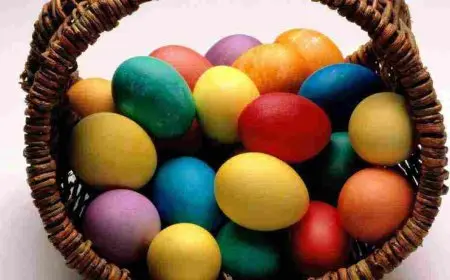 طرق تلوين بيض شم النسيم