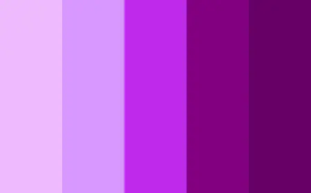 كيف نحصل على اللون البنفسجي