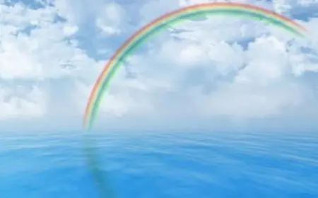 قوس قزح يظهر بسبب ماذا؟