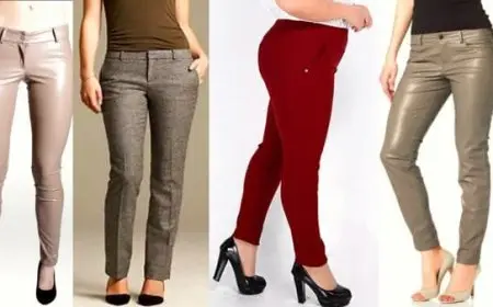 جدول مقاسات البنطلون النسائي