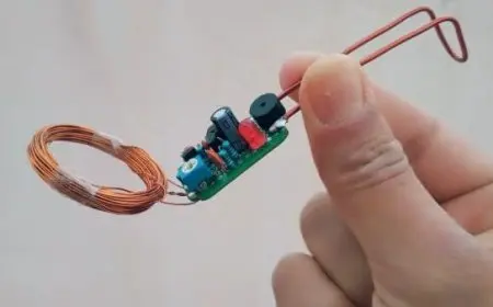 كيفية صنع جهاز كشف الذهب بعيد المدى