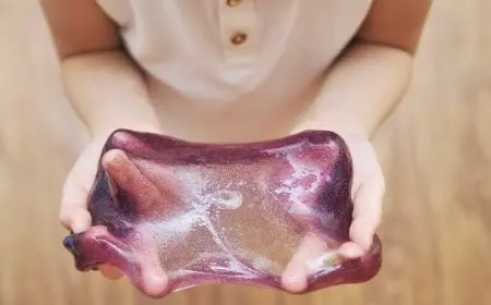 كيف تسوي سلايم بدون غراء