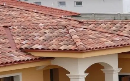 تركيب القرميد على الأسطح