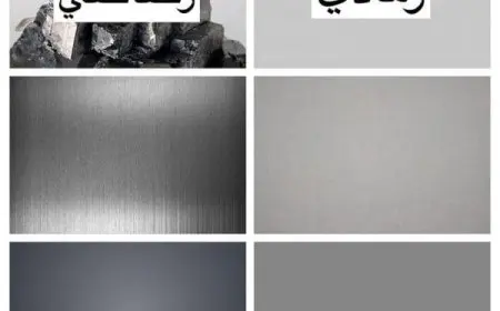 الفرق بين اللون الرصاصي والرمادي