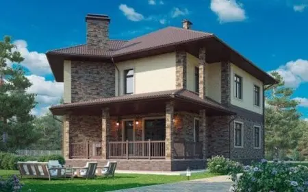 تصاميم فلل صغيرة مساحة 200 متر 2024