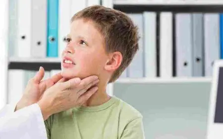 التهاب الغدد الليمفاوية عند الأطفال