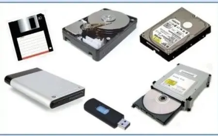 أجهزة تخزين البيانات كثيرة منها