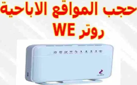 طريقة حجب المواقع الاباحية على راوتر تي اى داتا