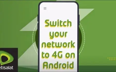 طريقة تشغيل شبكة الجيل الرابع 4G على خط اتصالات