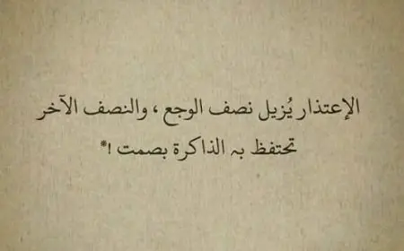 ابيات شعر اعتذار للاصدقاء