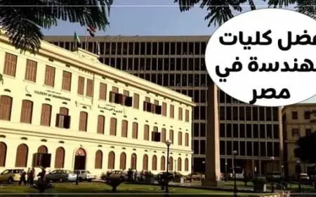 ترتيب كليات الهندسة الحكومية في مصر