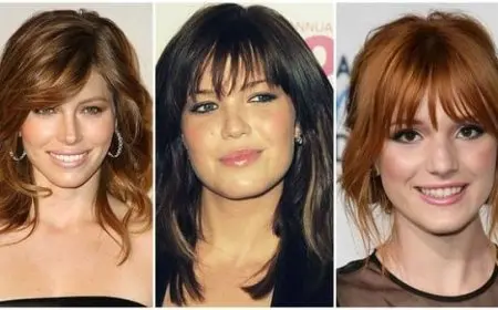 قصات شعر مع غرة جانبية