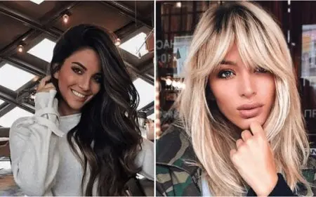 قص الغرة حسب شكل الوجه