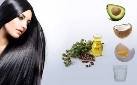 ماسك للشعر الجاف قبل الاستحمام