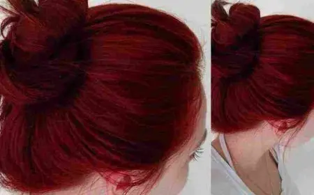 صبغ الشعر باللون الأحمر طبيعياً