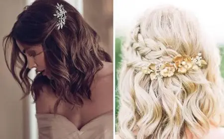 تسريحات للشعر القصير للمناسبات بالفير