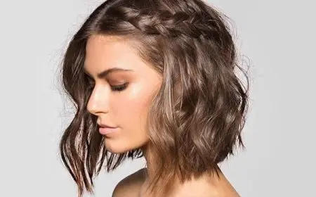 تسريحات للشعر القصير للمناسبات