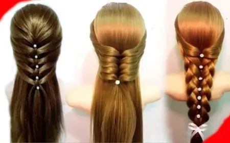 تسريحات شعر طويل للبنات