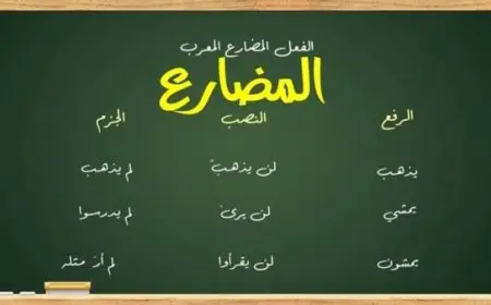بحث عن إعراب الفعل المضارع