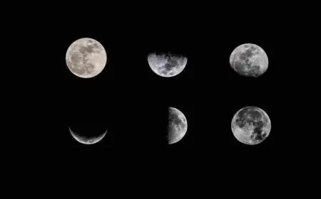 ما هي أطوار القمر