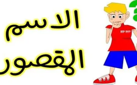 أمثلة على الاسم المقصور