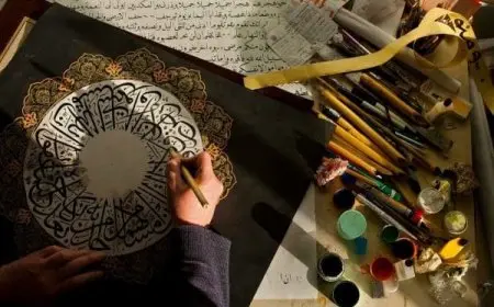 أنواع الخطوط العربية وأشكالها بالصور