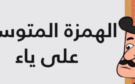 الهمزة المتوسطة على الياء