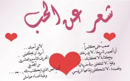 أجمل أبيات شعر عن الحب